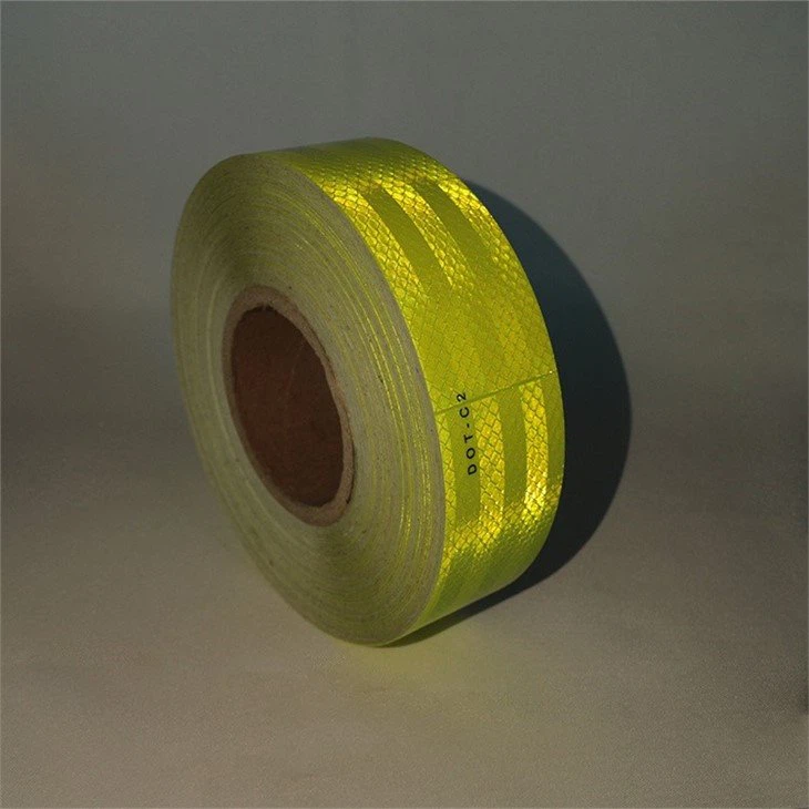 Fluorescent Yellow  conspicuity   Tape for trailers