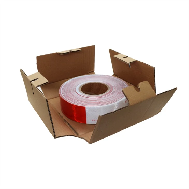 Red White Truck Trailer Reflective Tape