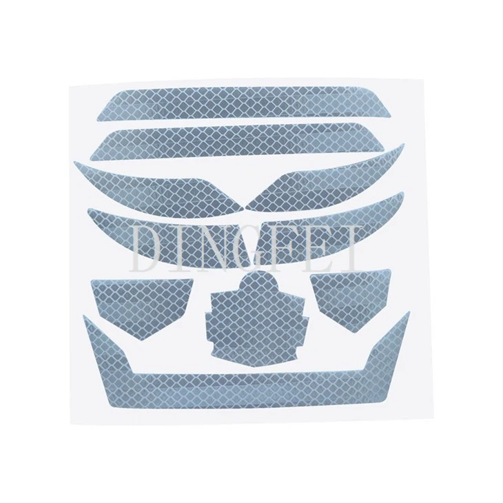 White Reflective Stickers For Hard Hats