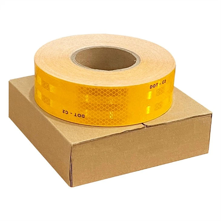 Gulungan Pita Reflektif Kuning