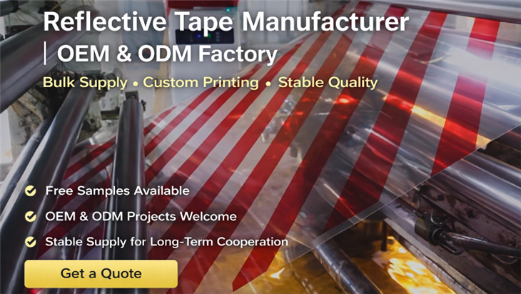 Pita Kelihatan Reflektif Pendukung Aluminium Denatran yang Disetujui