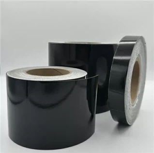 Vinyl hitam reflektif